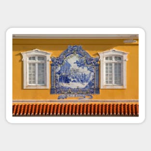 estoril tiles. a primeira missa do Brasil Sticker